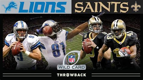 Lions vs. Saints (2011 NFC Wild Card) 